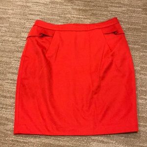 Red peplum miniskirt from H&M. Worn once!